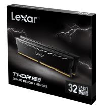 LEXAR 32GB THOR RAM DT GAMING DDR4 3200MHZ (2x16GB) XMP WITH HEATSINK DARK GREY COLOR DUAL PACK LD4BU016G-R3200GD